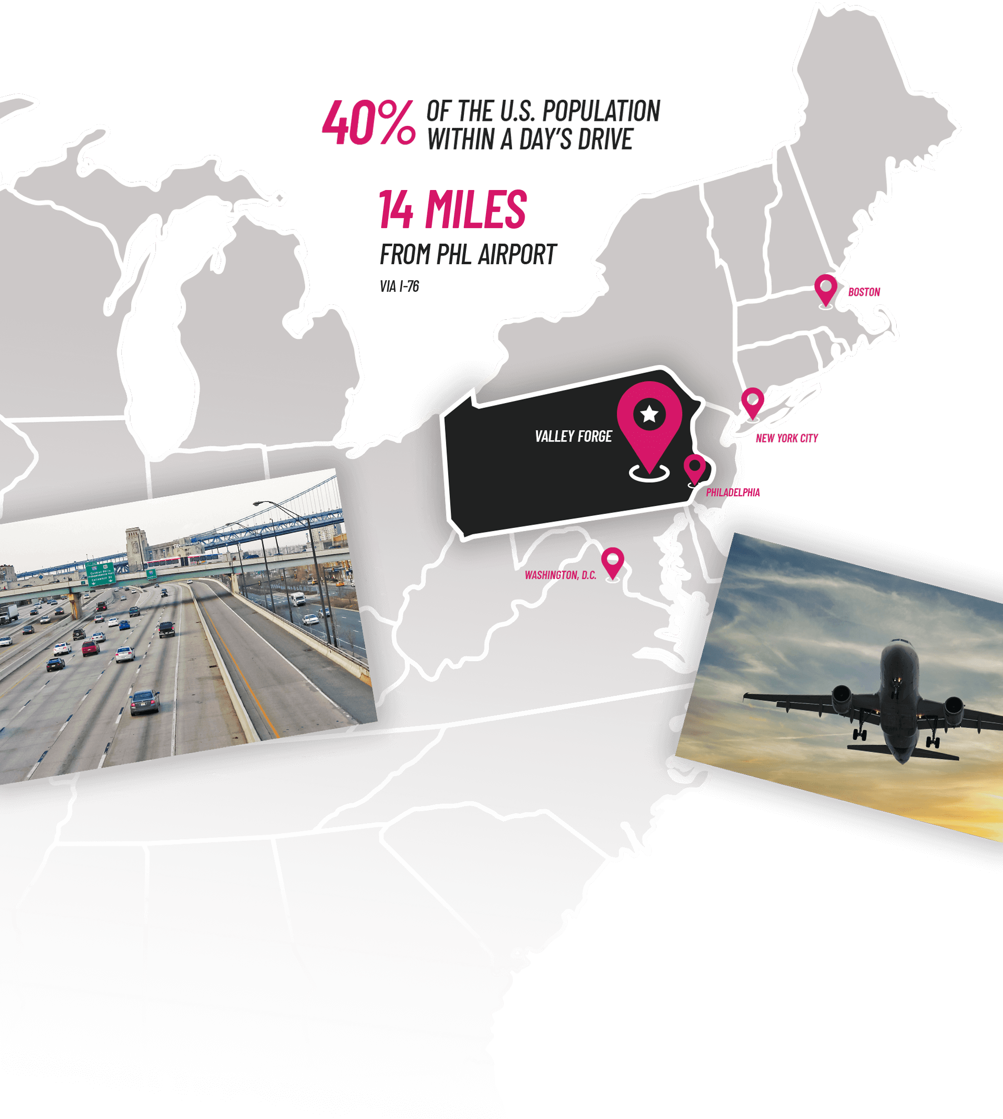 Map of northeastern United States